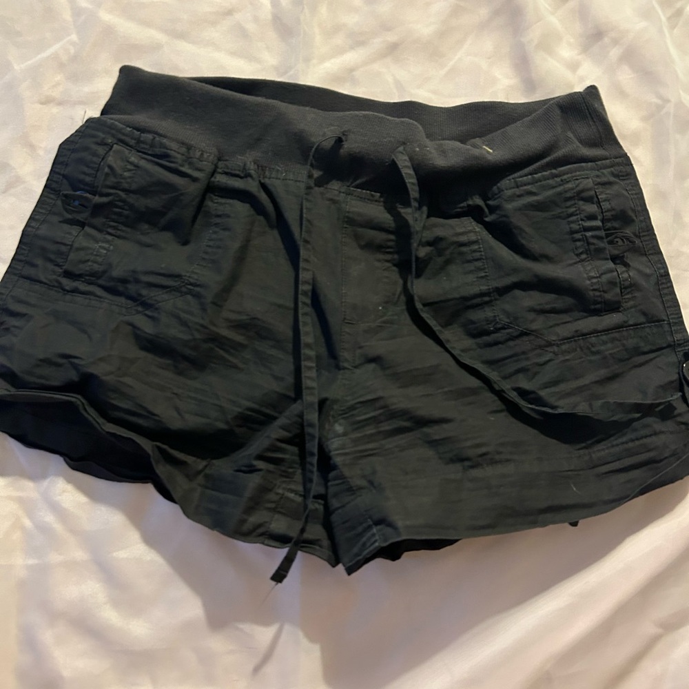 Black Cargo Shorts
